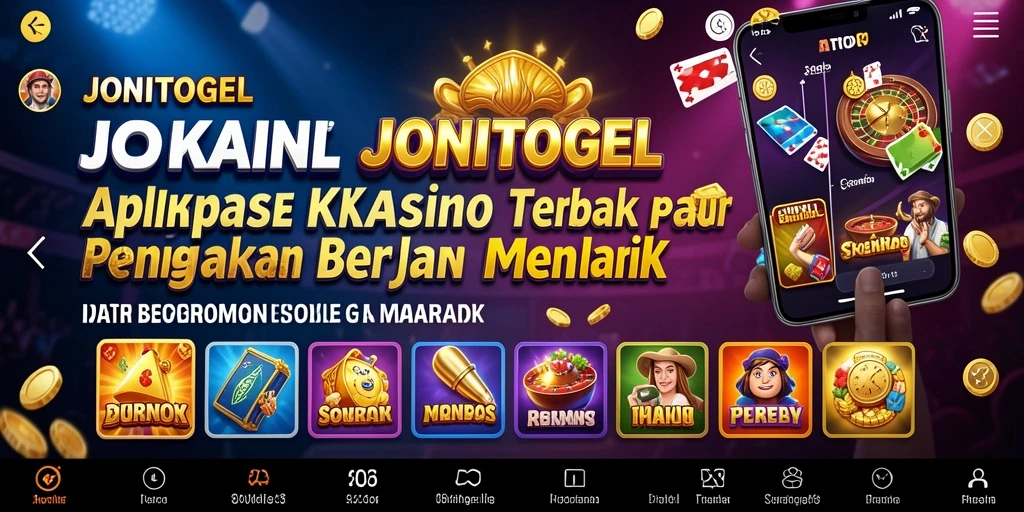 Screenshot permainan JONITOGEL menampilkan suasana kasino yang menarik.
