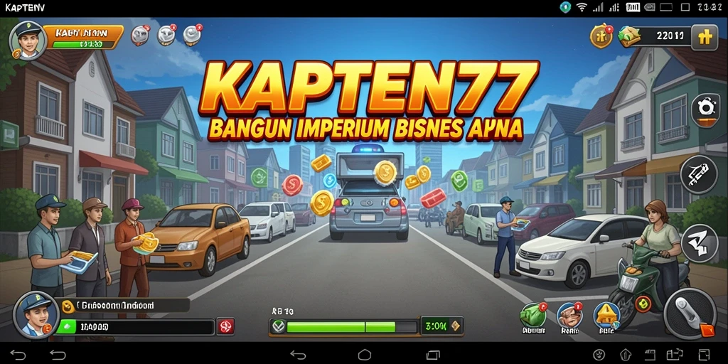 Screenshot KAPTEN77 menunjukkan kebangkitan bisnis Tycoon yang menarik.