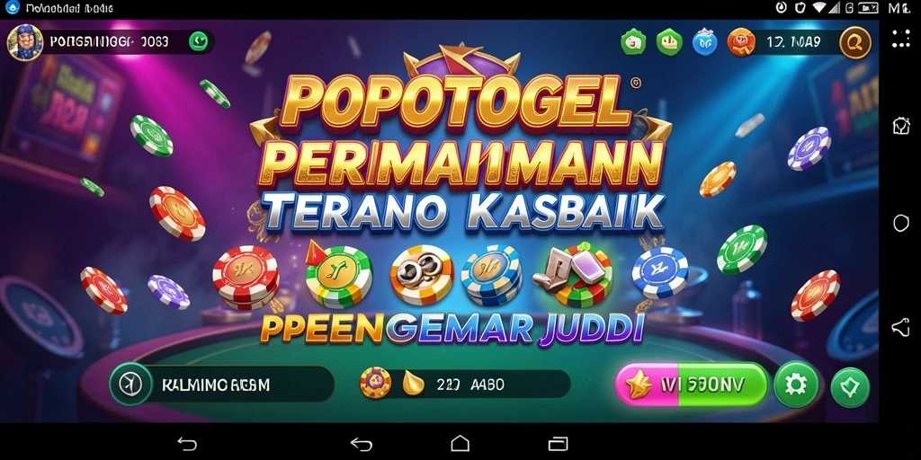 Tampilan gameplay seru dari aplikasi Kasino POPOTOGEL.