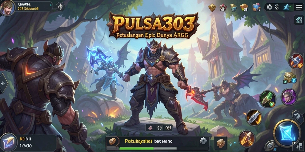 Screenshot gameplay PULSA303 menampilkan aksi seru dalam pertempuran ARPG.