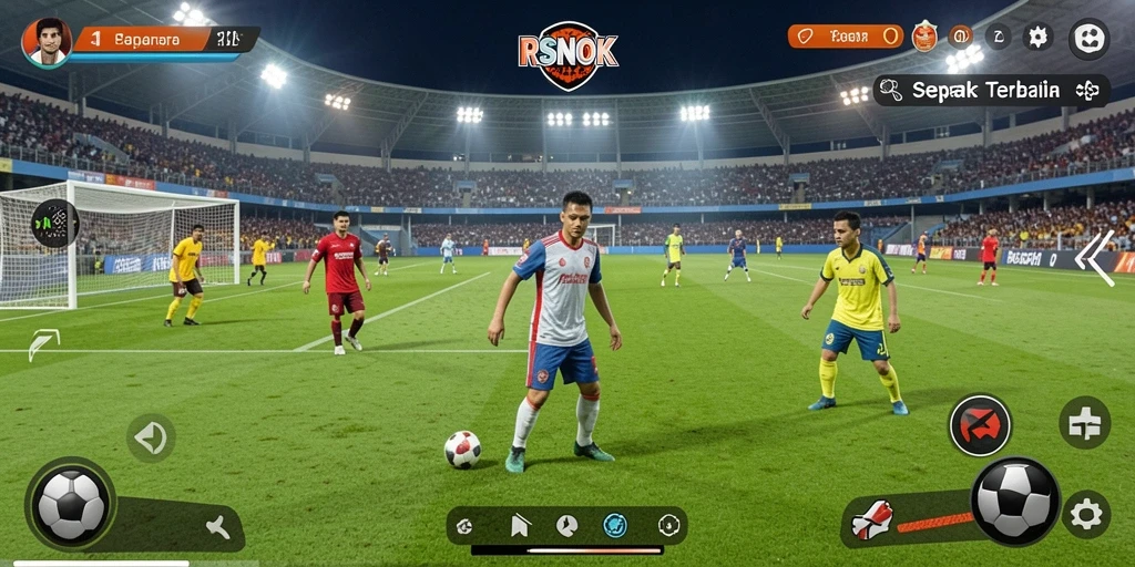 Tampilan gameplay RSNOK yang mendebarkan dan menyenangkan.