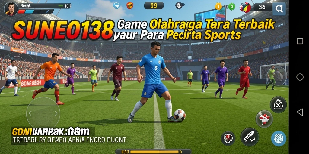 Tangkapan layar SUNEO138 menampilkan aksi seru dari pertandingan olahraga.